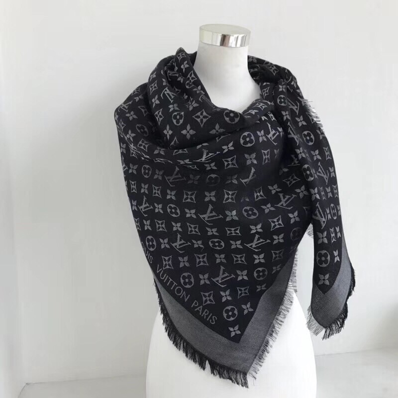 MONOGRAM SQUARE, LOUIS VUITTON LV SHAWL