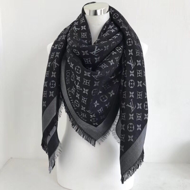 MONOGRAM SQUARE, LOUIS VUITTON LV SHAWL