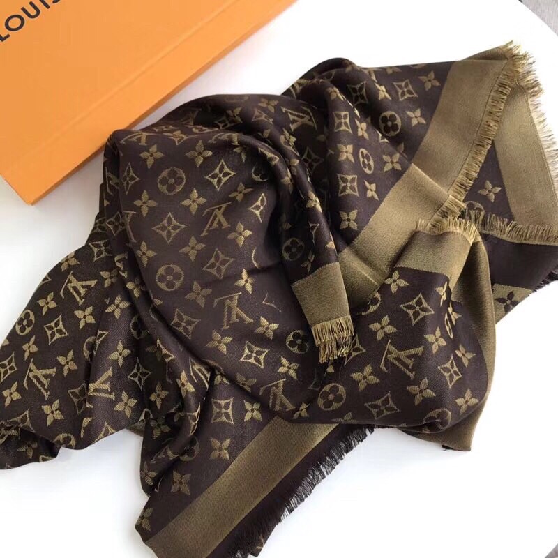 MONOGRAM SQUARE, LOUIS VUITTON LV SHAWL