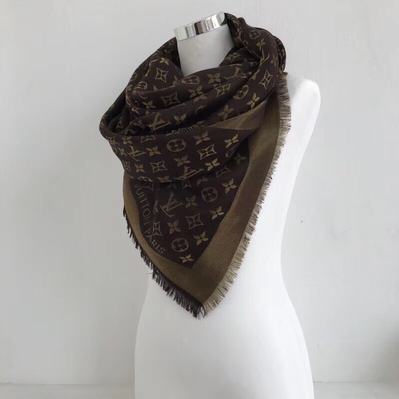 MONOGRAM SQUARE, LOUIS VUITTON LV SHAWL