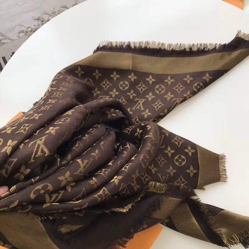 MONOGRAM SQUARE, LOUIS VUITTON LV SHAWL