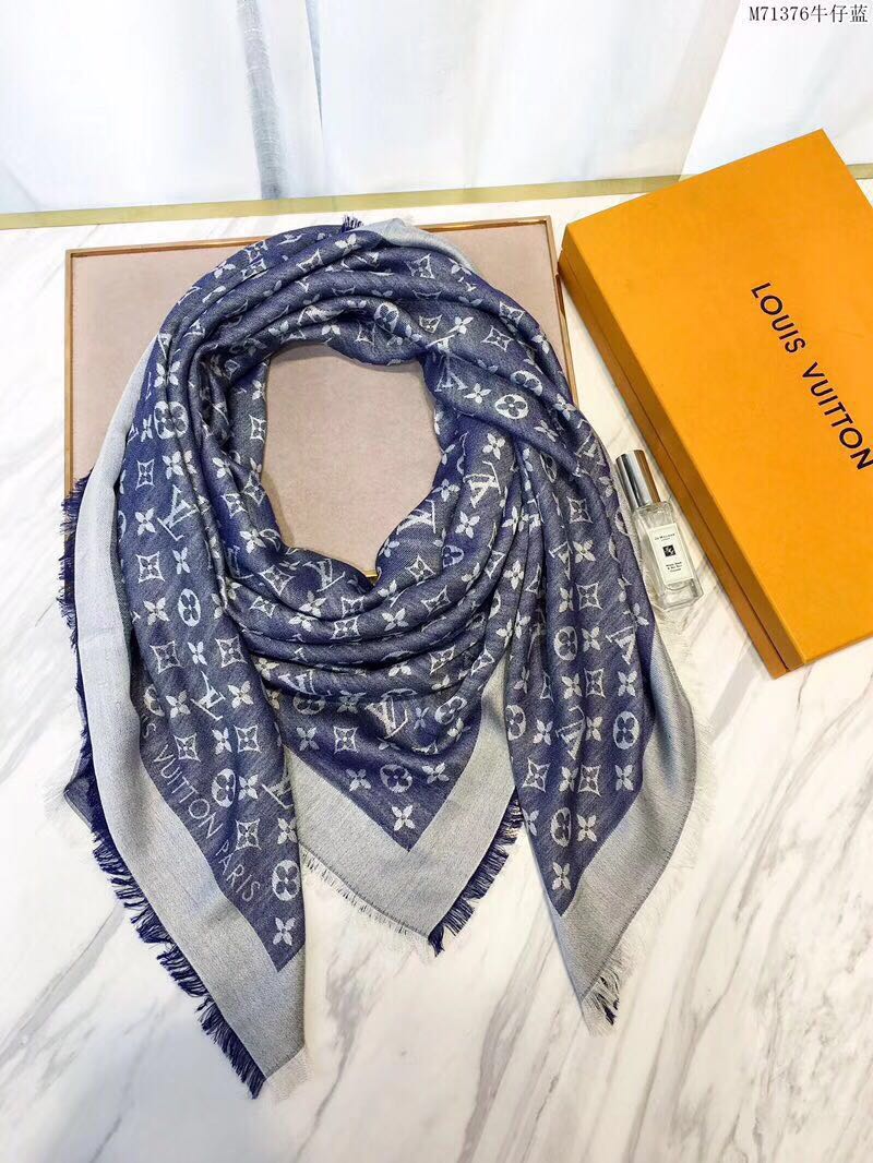 MONOGRAM SQUARE, LOUIS VUITTON LV SHAWL