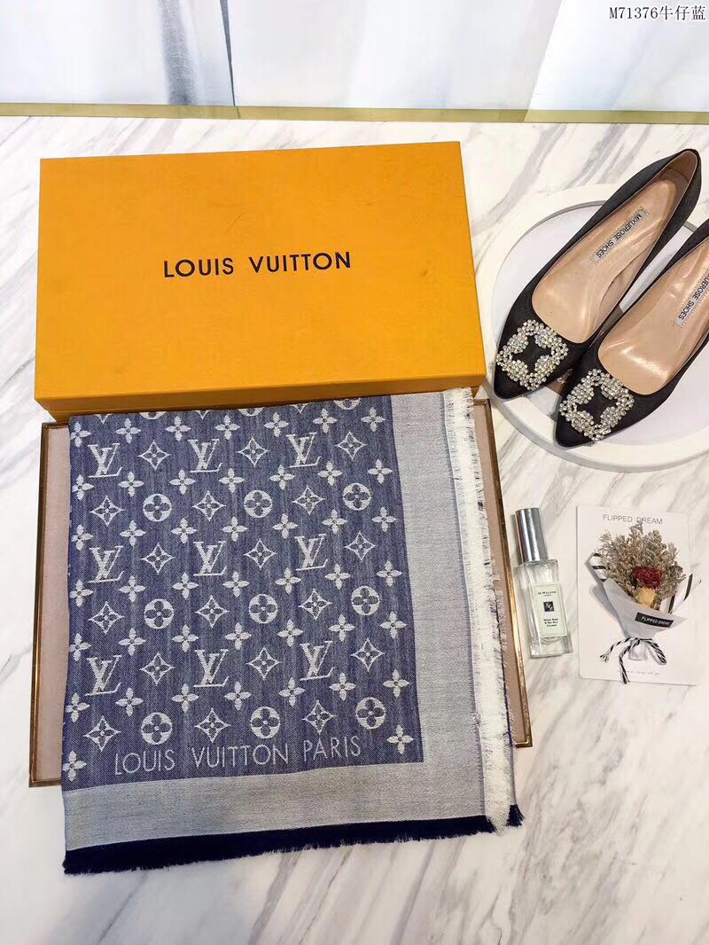 MONOGRAM SQUARE, LOUIS VUITTON LV SHAWL