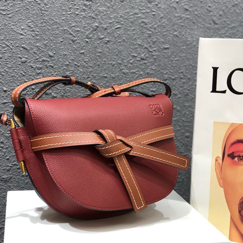 Gate Small Bag, Loewe Saddle-shaped crossbody bag