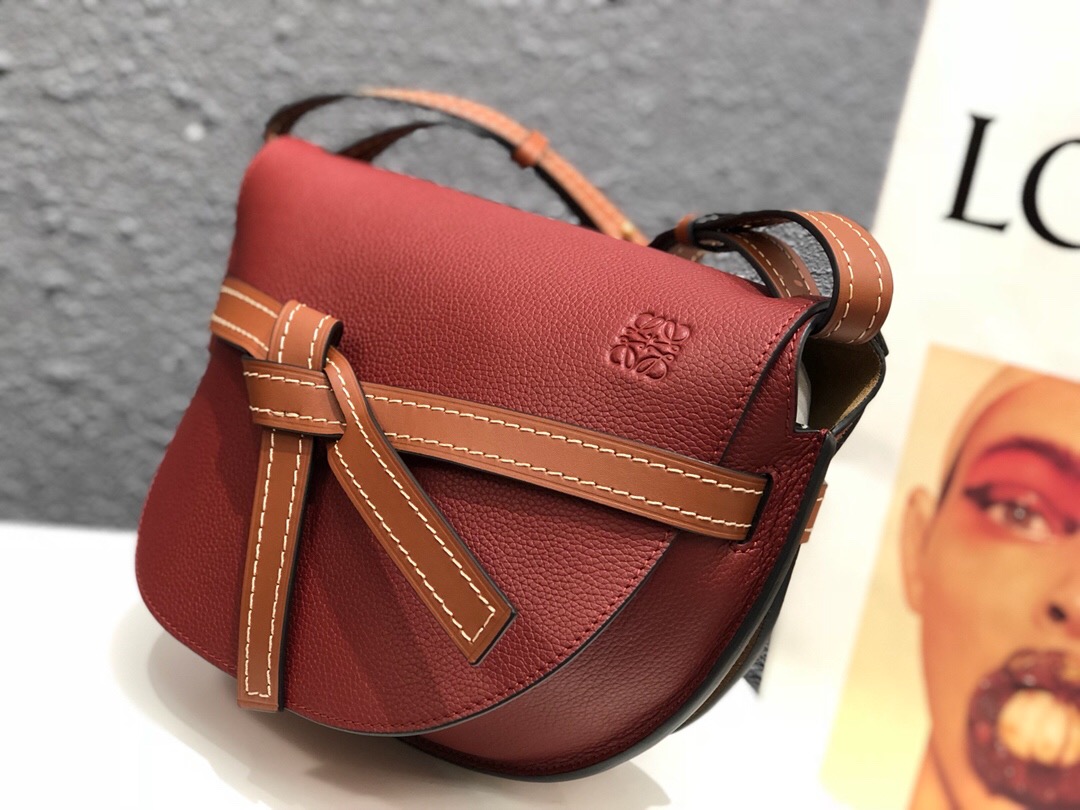 Gate Small Bag, Loewe Saddle-shaped crossbody bag