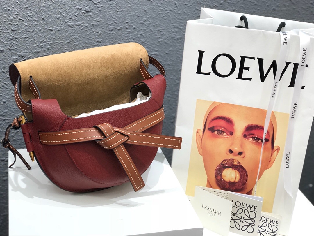 Gate Small Bag, Loewe Saddle-shaped crossbody bag