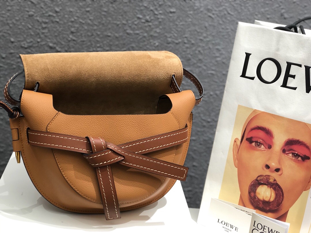 Gate Small Bag, Loewe Saddle-shaped crossbody bag