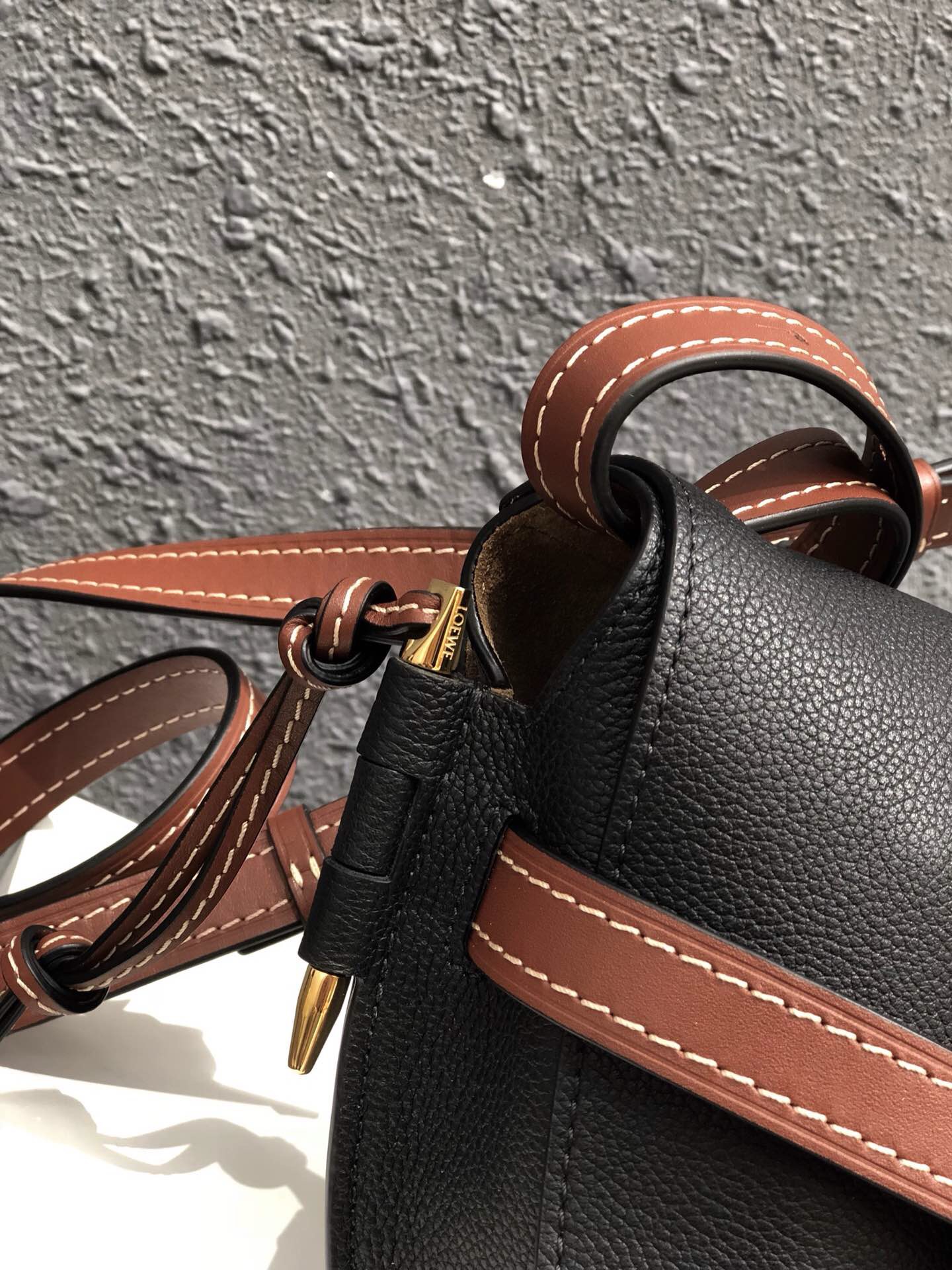 Gate Small Bag, Loewe Saddle-shaped crossbody bag
