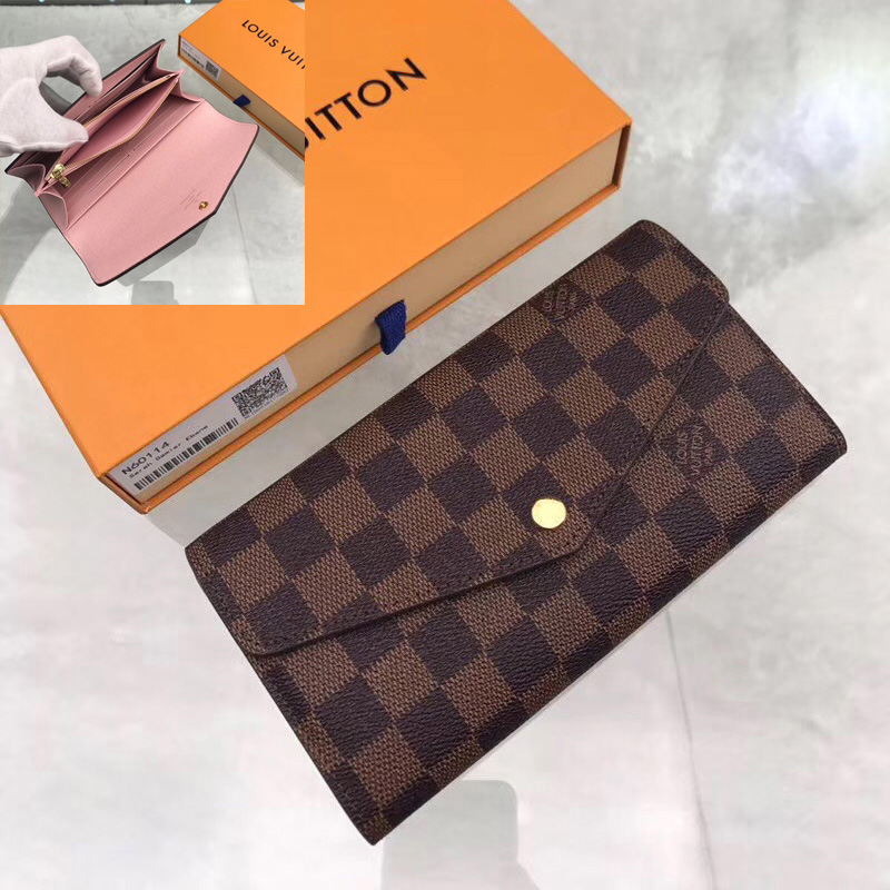 N60114, SARAH WALLET, LOUIS VUITTON LV WALLETS