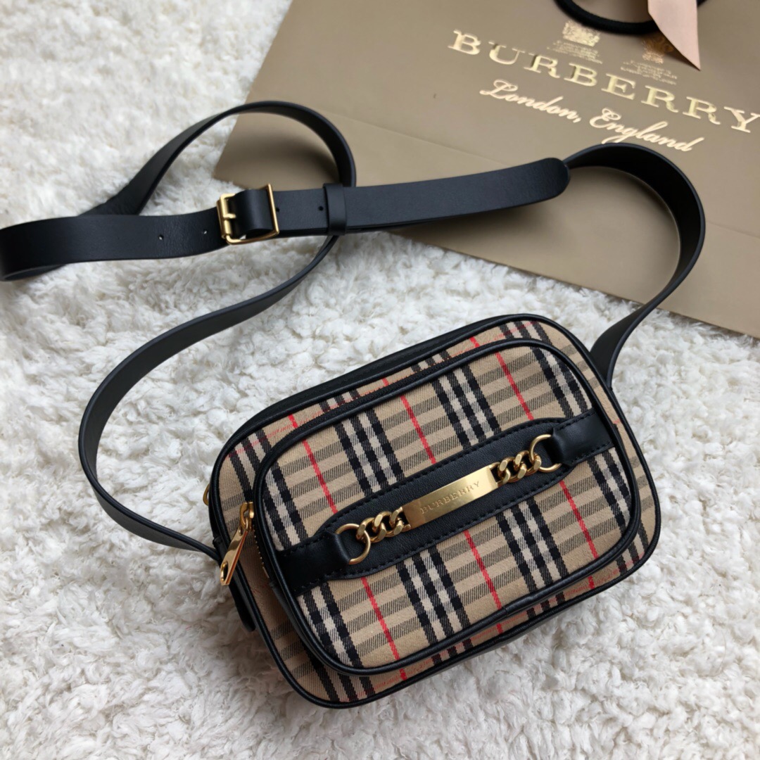 The 1983 Check Link Camera Bag, Burberry Handbags