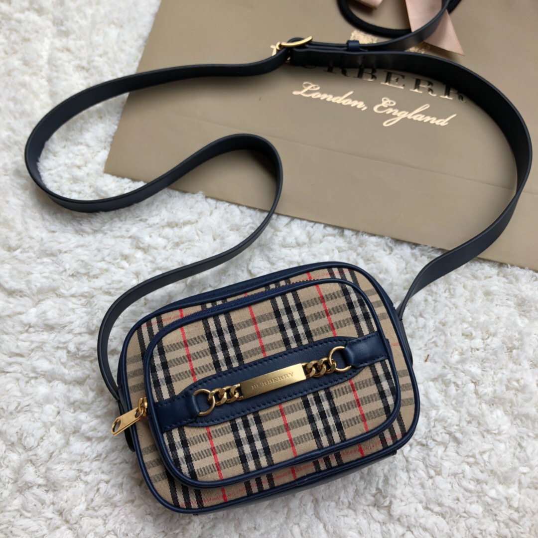 The 1983 Check Link Camera Bag, Burberry Handbags