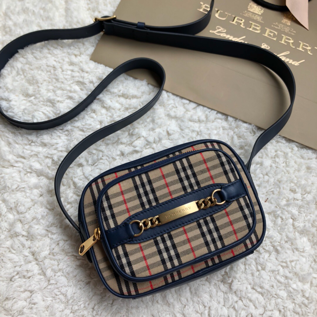 The 1983 Check Link Camera Bag, Burberry Handbags