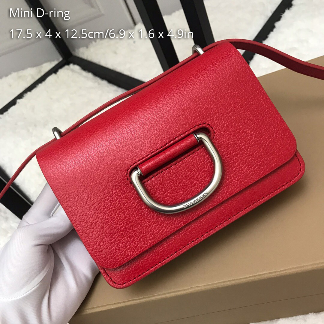 40767081, The Mini Leather D-ring Bag, Burberry Handbags
