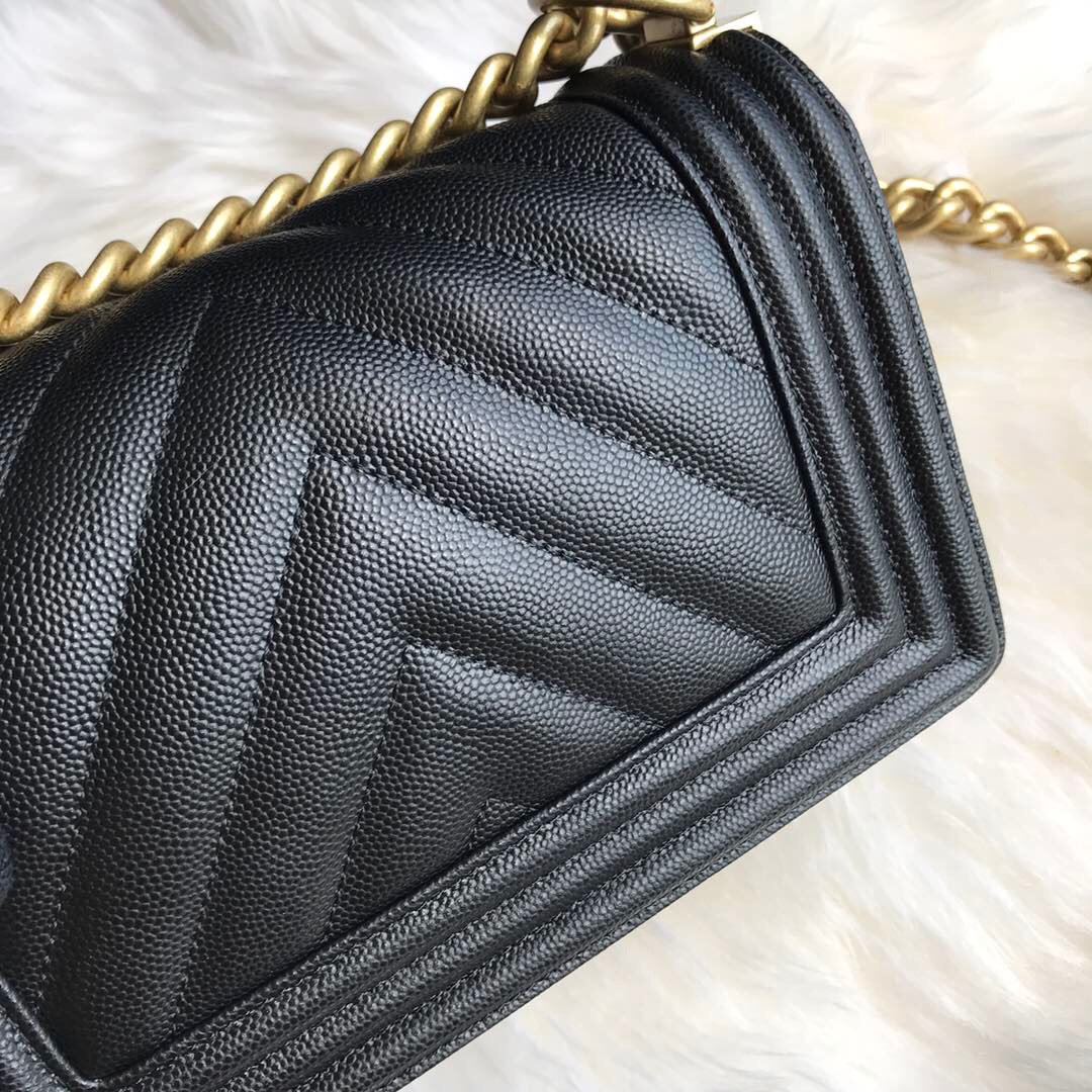 A67085, Small BOY CHANEL Handbag, Calfskin