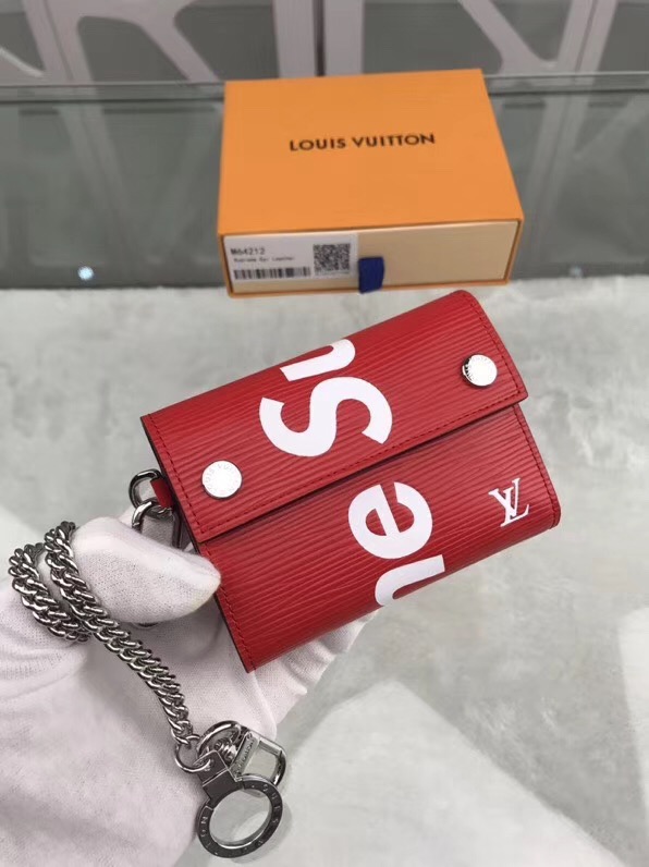 M64212, RIVETS CHAIN WALLET, LOUIS VUITTON LV WALLETS