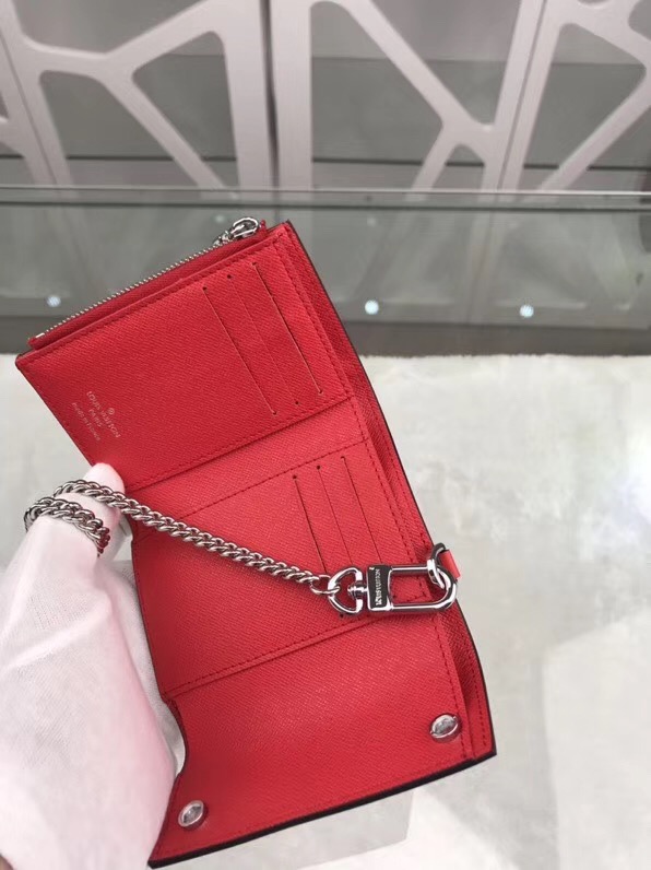M64212, RIVETS CHAIN WALLET, LOUIS VUITTON LV WALLETS