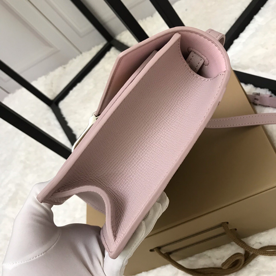 80063591, Small Vintage Check and Leather Crossbody Bag, Burberry Handbag