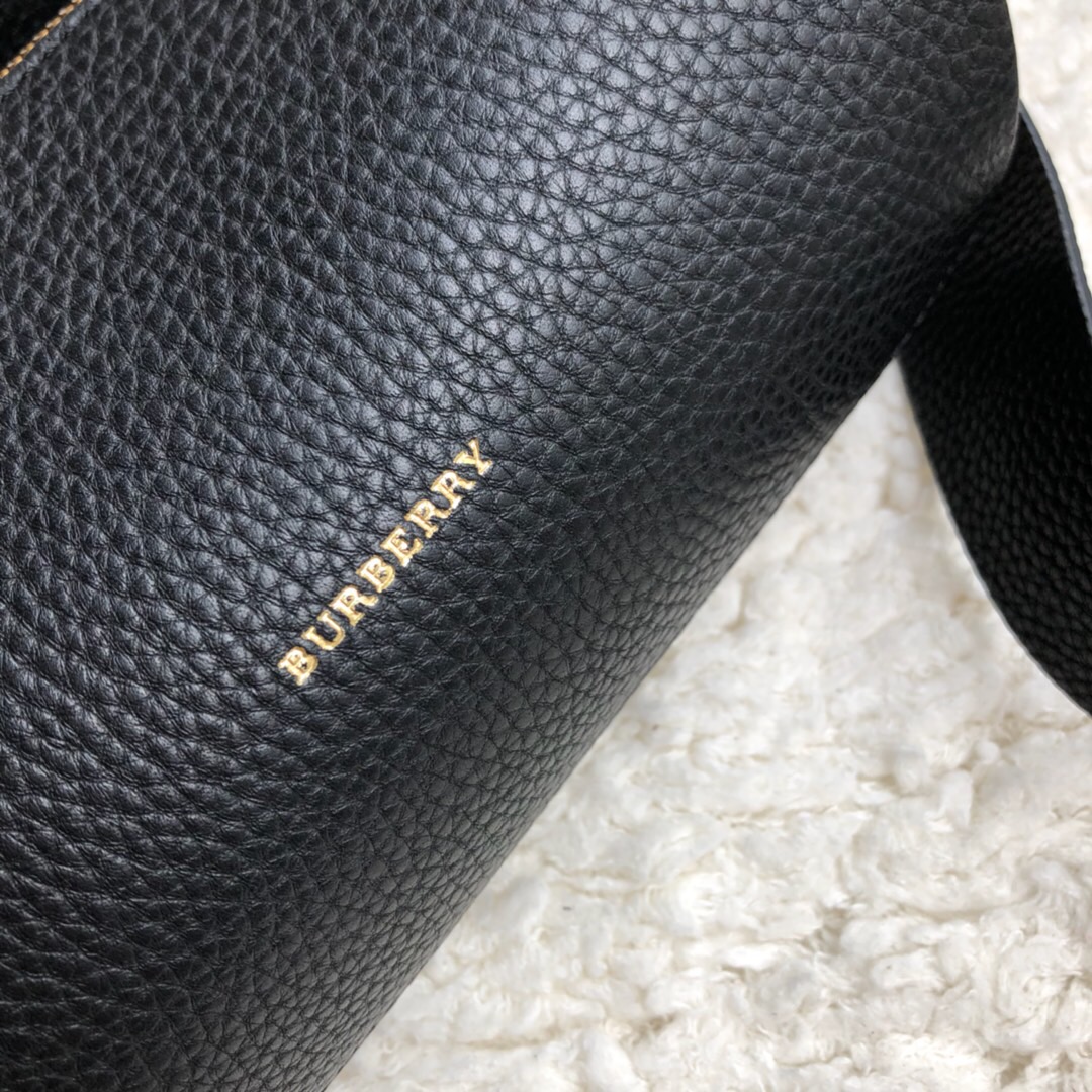 40751031, The Leather Barrel Bag, Burberry handbag
