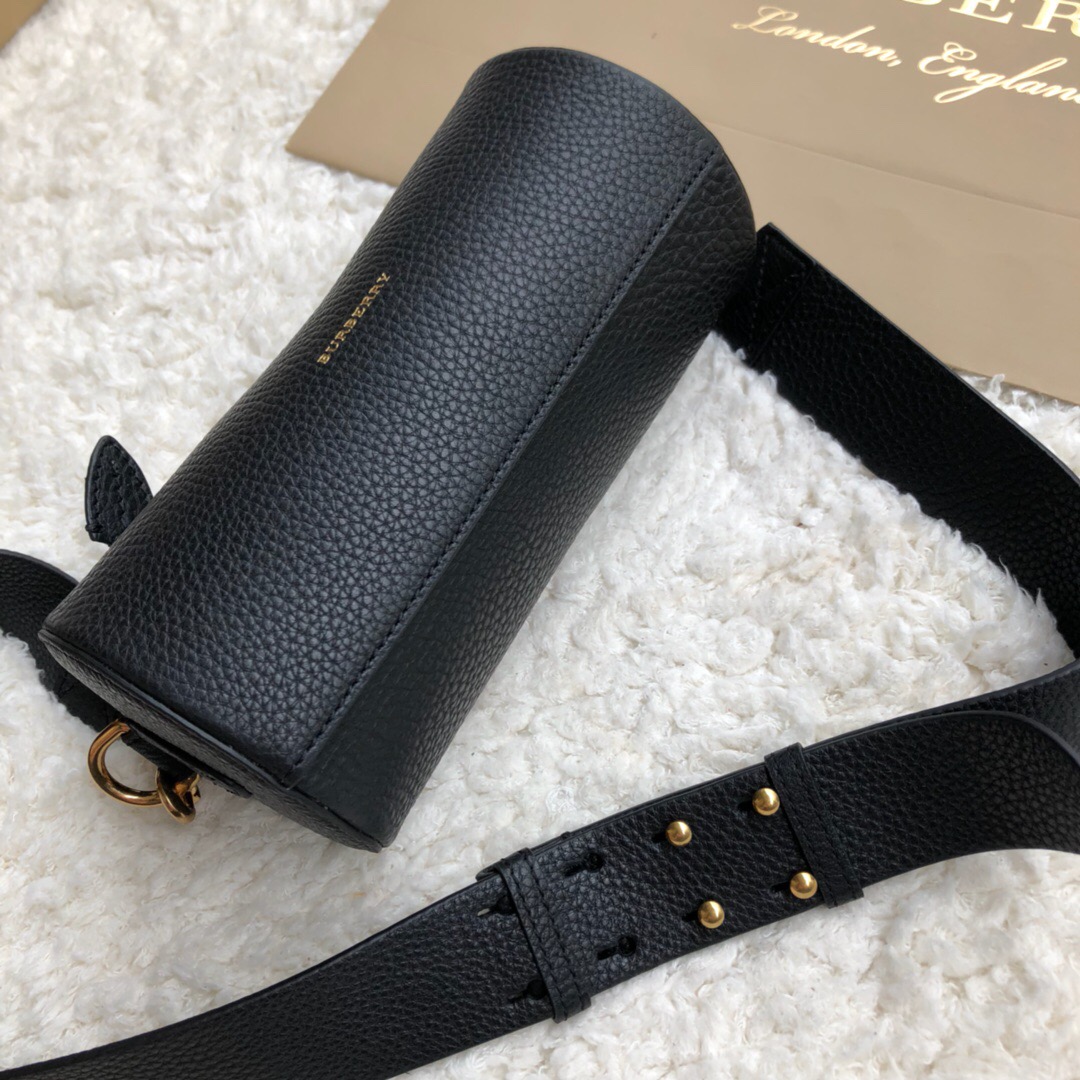 40751031, The Leather Barrel Bag, Burberry handbag
