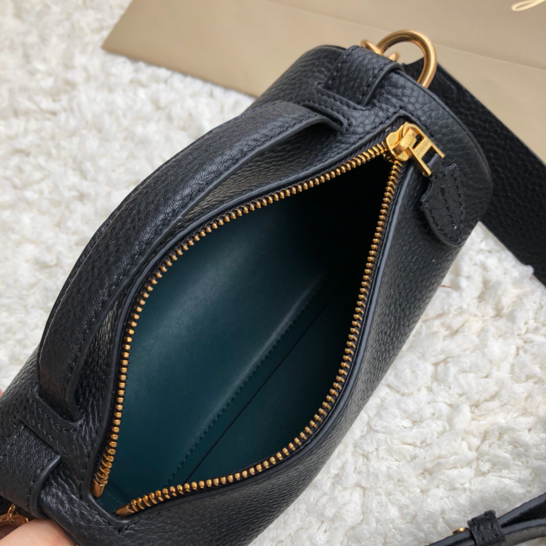40751031, The Leather Barrel Bag, Burberry handbag
