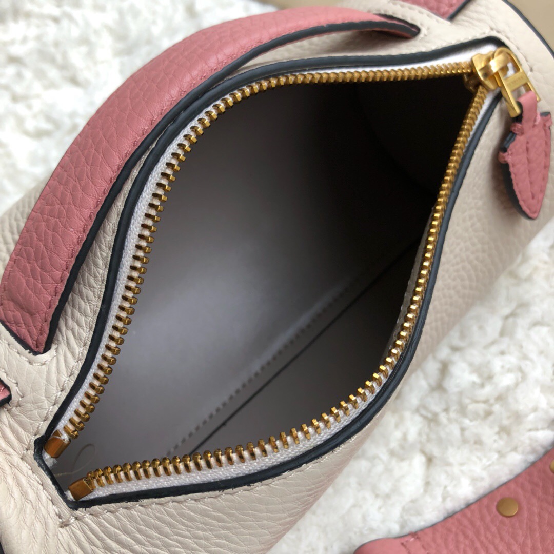 40751031, The Leather Barrel Bag, Burberry handbag
