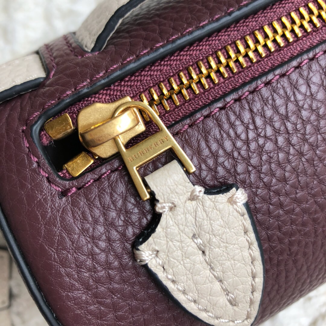 40751031, The Leather Barrel Bag, Burberry handbag
