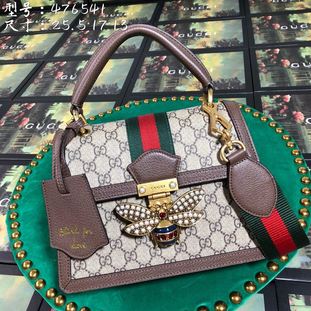 476541, Queen Margaret GG small top handle bag, GUCCI HANDBAGS