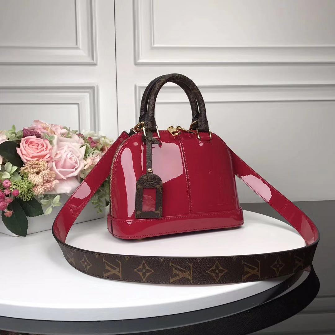 M52498, ALMA BB Leather Handbag, Louis Vuitton LV