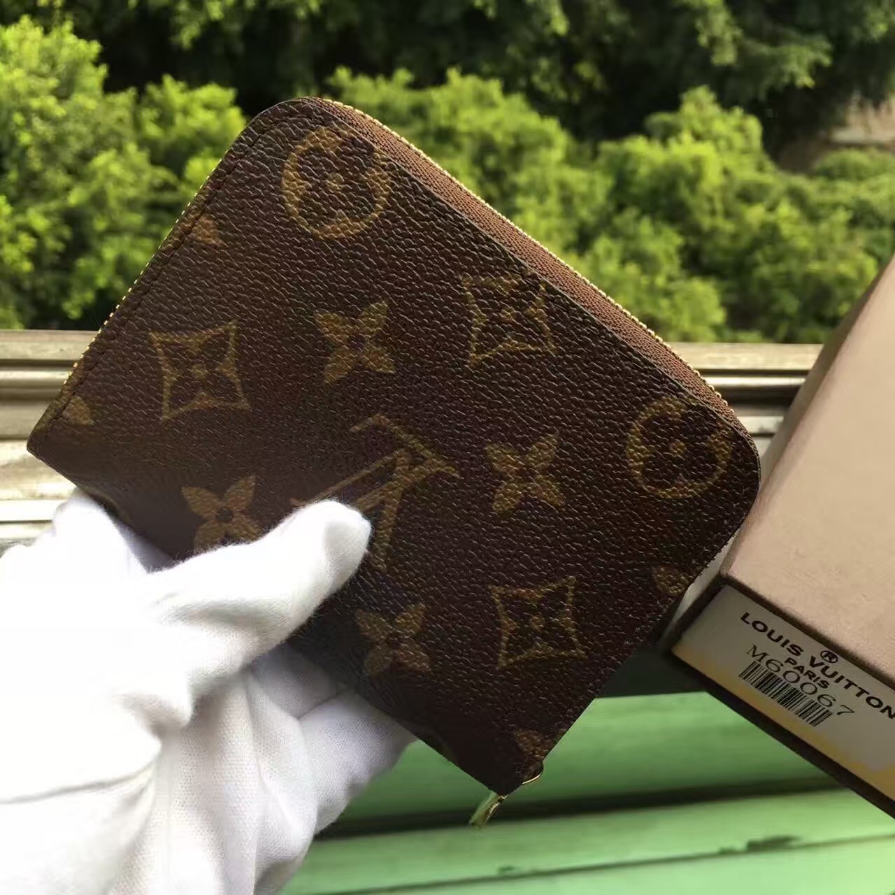 M60067, ZIPPY COIN PURSE, Louis Vuitton LV, 4.3 x 3.1 x 0.8 inches