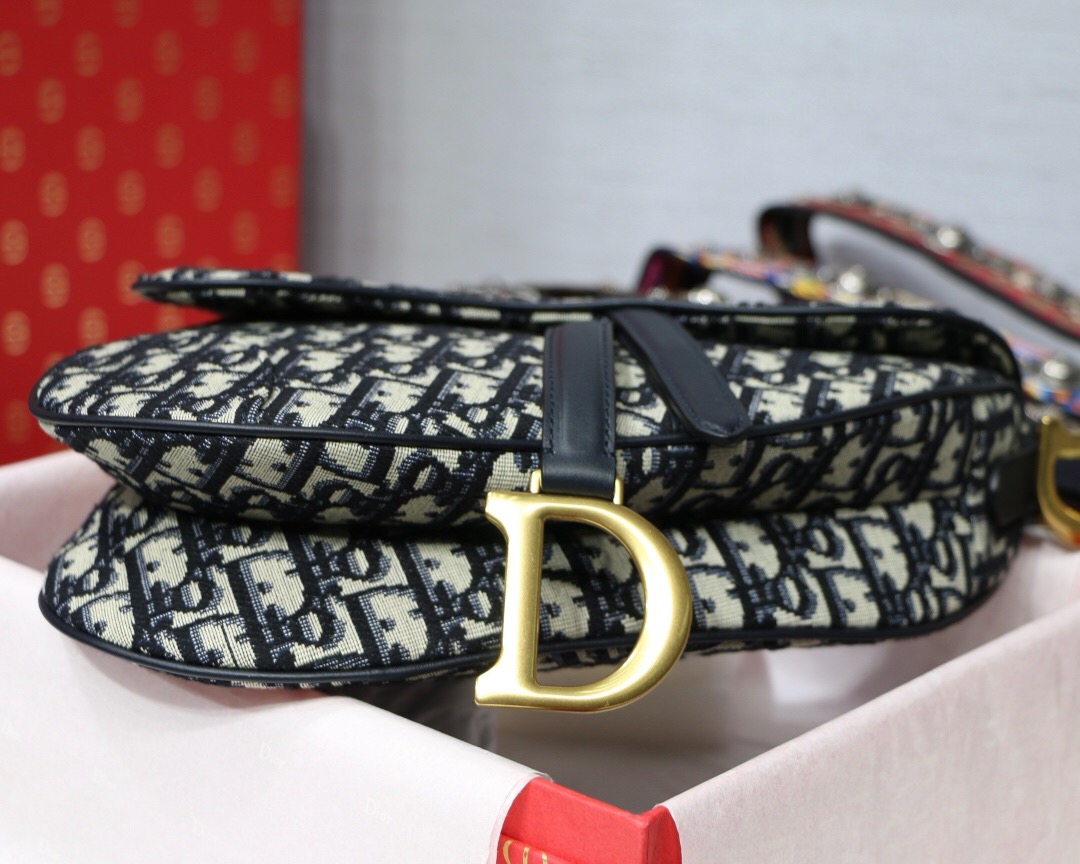 M0446CTZQ, DIOR OBLIQUE SADDLE BAG