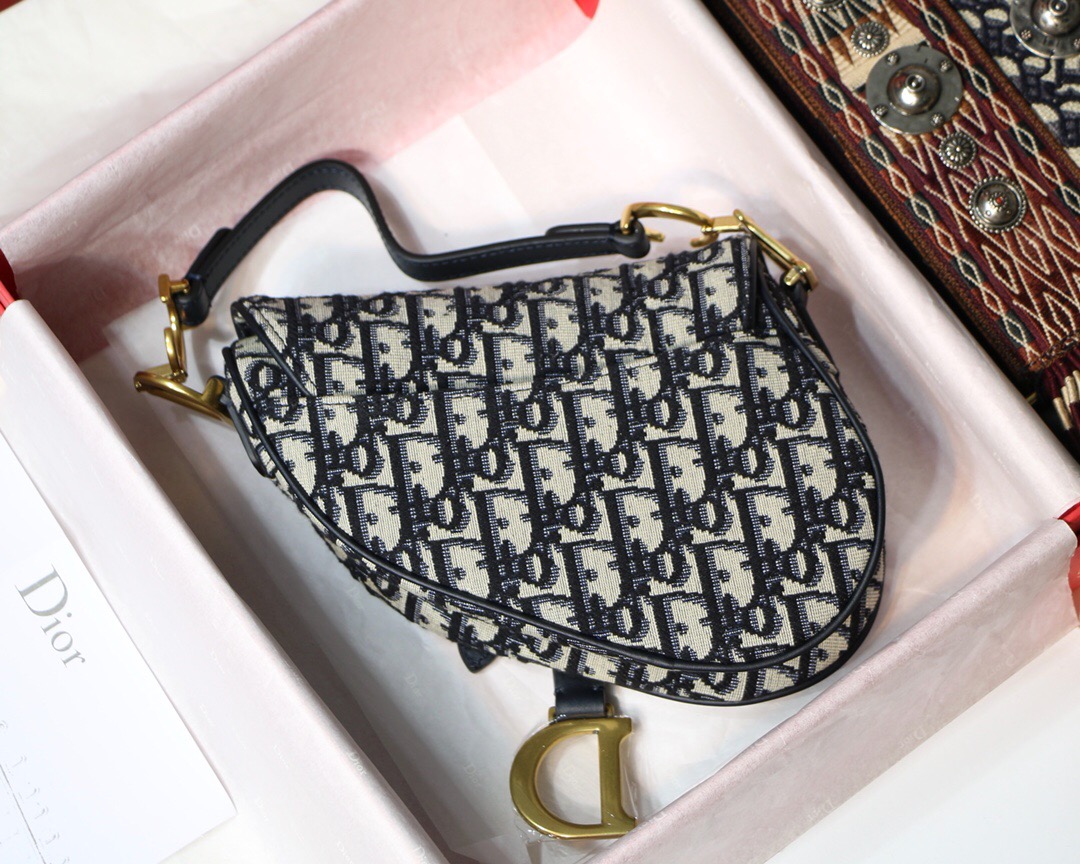 M0447CTZQ, MINI DIOR OBLIQUE SADDLE BAG