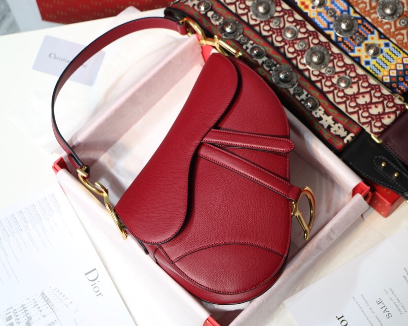 M0446CWVG, DIOR SADDLE CALFSKIN BAG