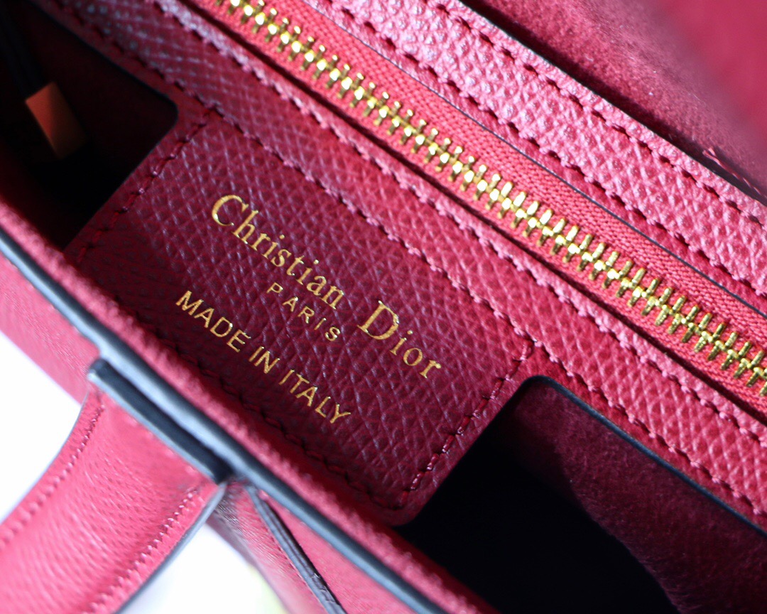 M0447CWVG, MINI DIOR SADDLE CALFSKIN BAG