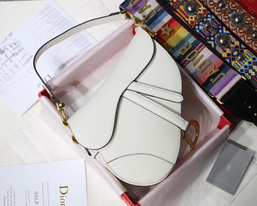 M0447CWVG, MINI DIOR SADDLE CALFSKIN BAG