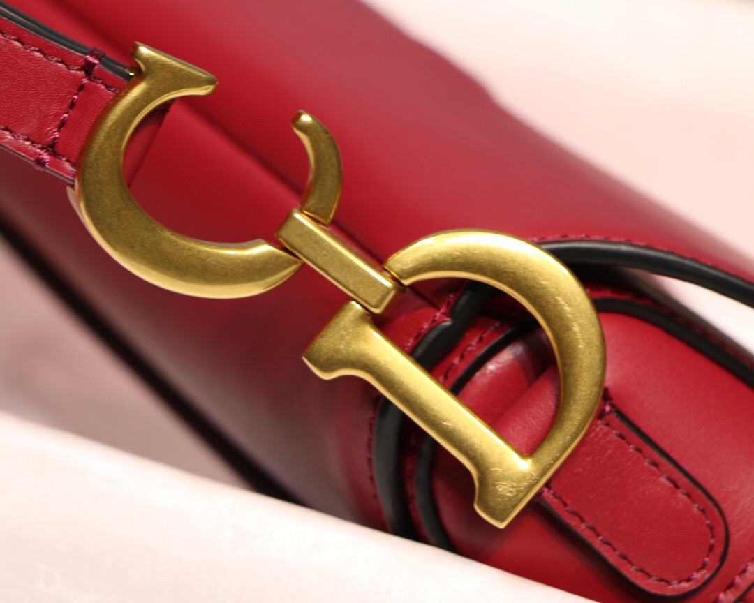 M0447CWVG, MINI DIOR SADDLE CALFSKIN BAG
