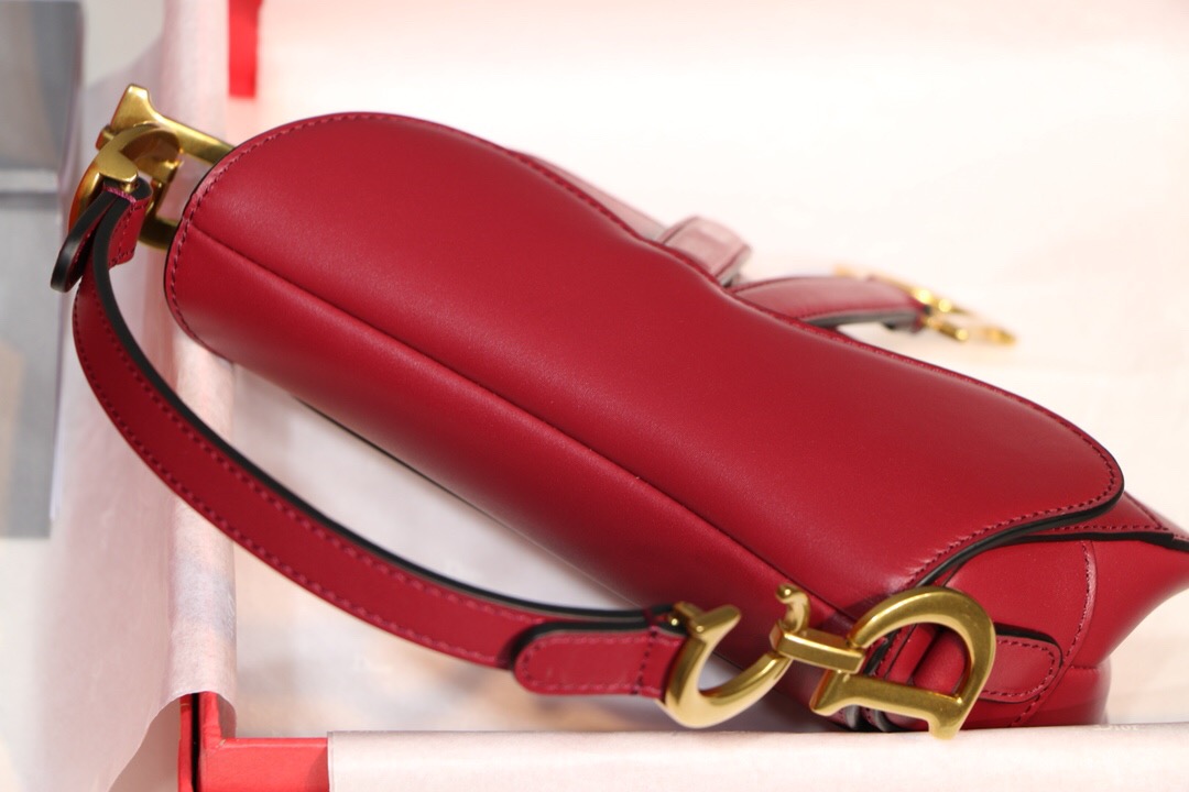 M0447CWVG, MINI DIOR SADDLE CALFSKIN BAG