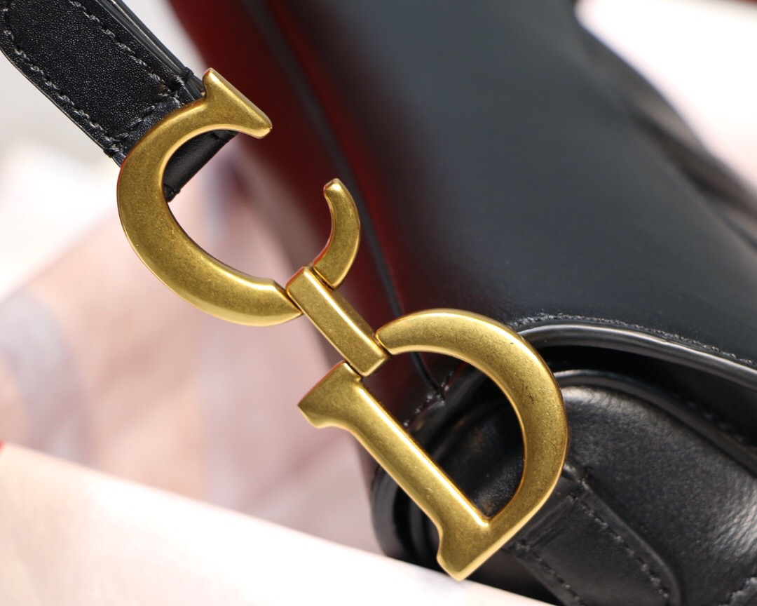 M0447CWVG, MINI DIOR SADDLE CALFSKIN BAG