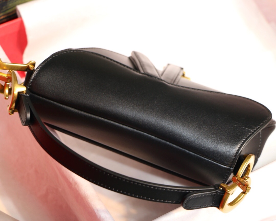 M0447CWVG, MINI DIOR SADDLE CALFSKIN BAG