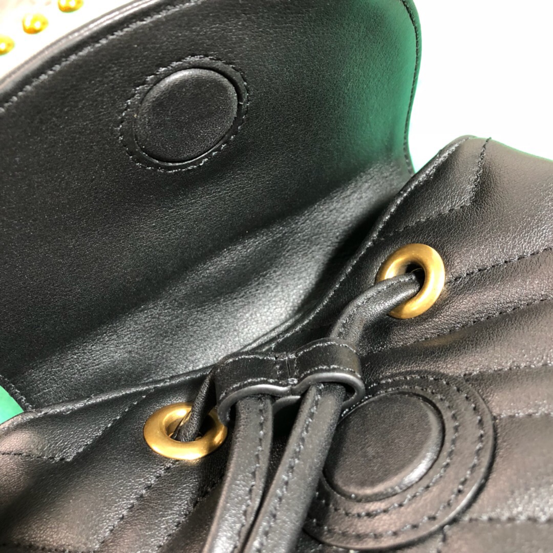 528129 GG Marmont matelassé backpack