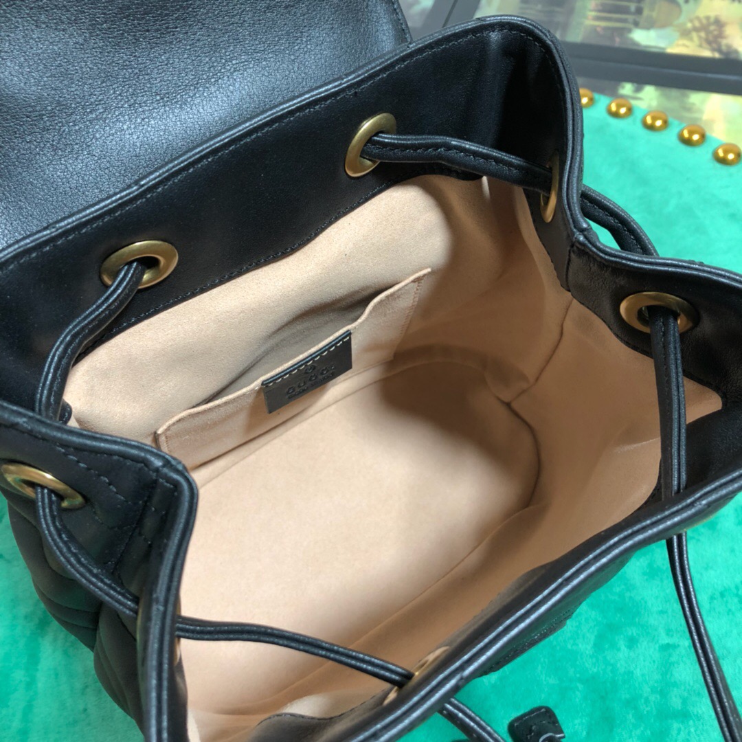 528129 GG Marmont matelassé backpack