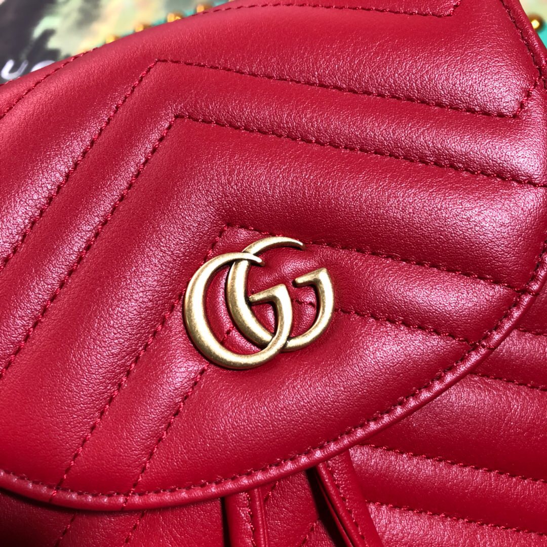 528129 GG Marmont matelassé backpack