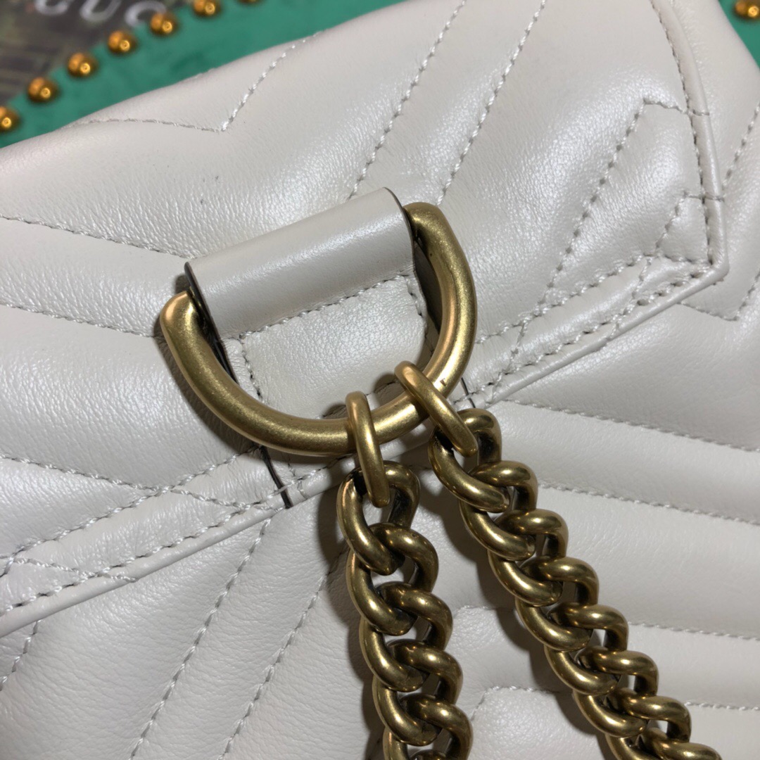 528129 GG Marmont matelassé backpack