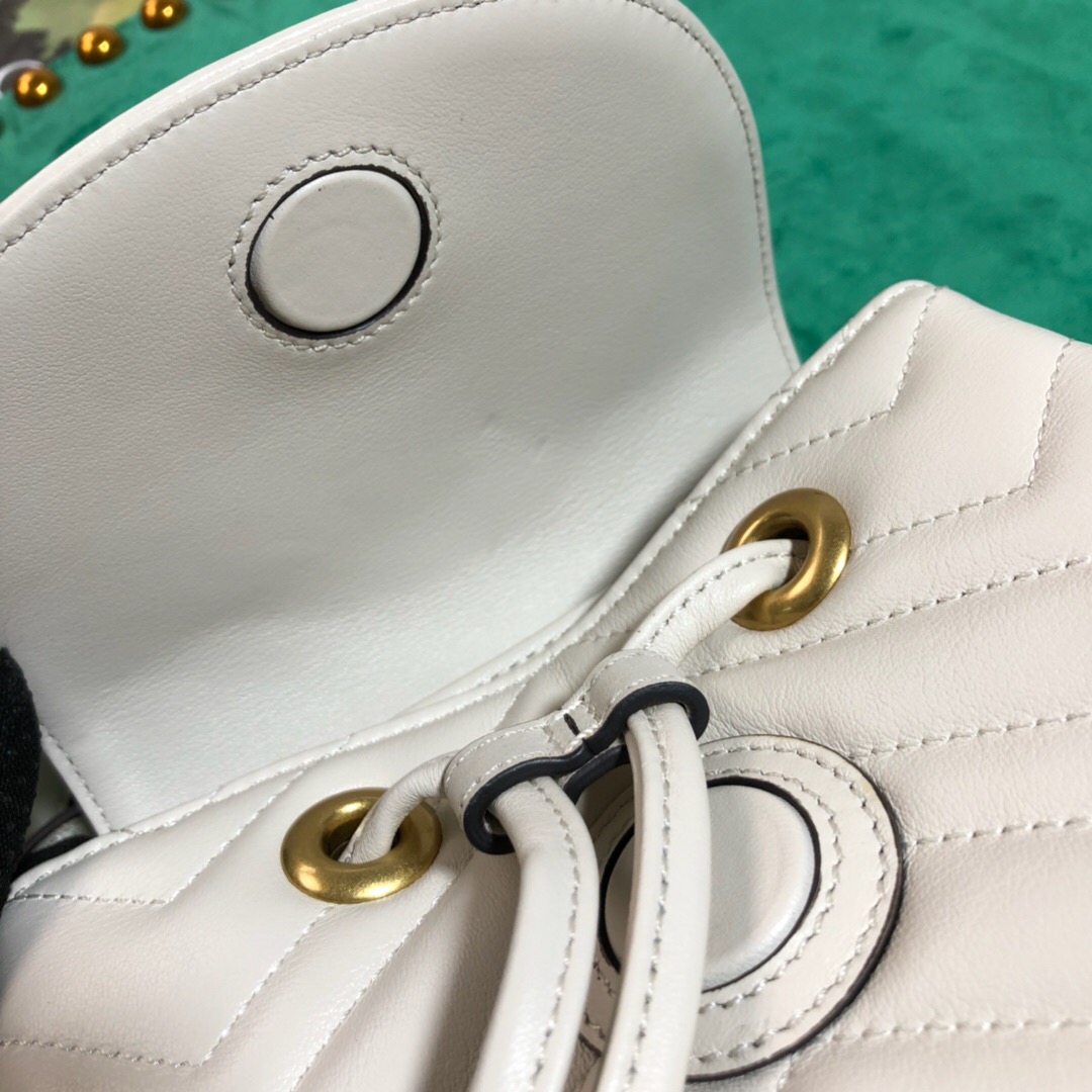 528129 GG Marmont matelassé backpack