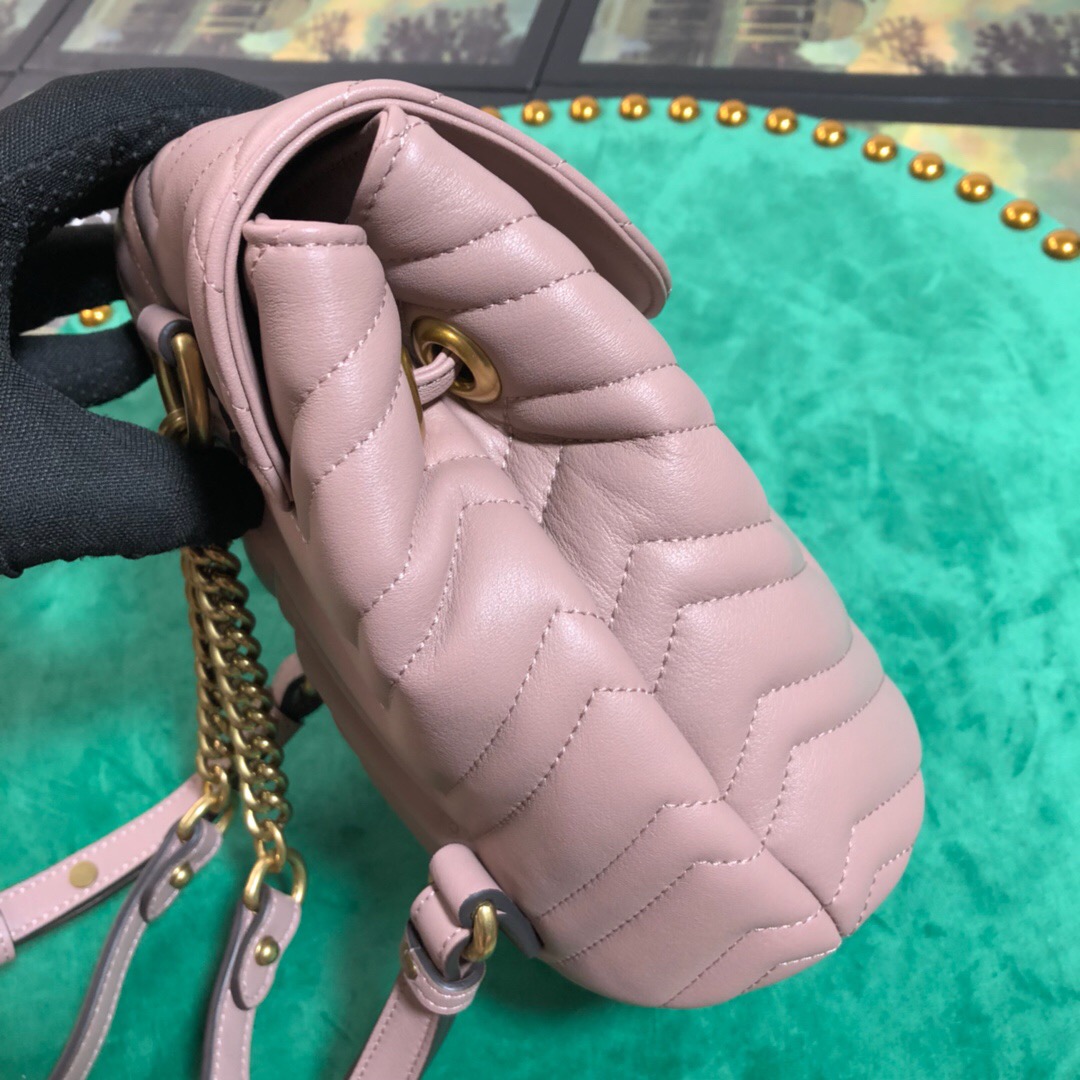 528129 GG Marmont matelassé backpack