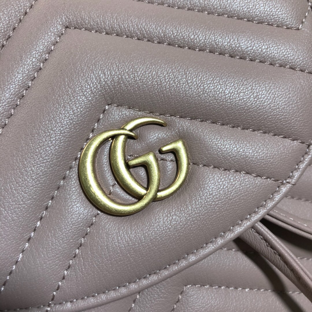 528129 GG Marmont matelassé backpack