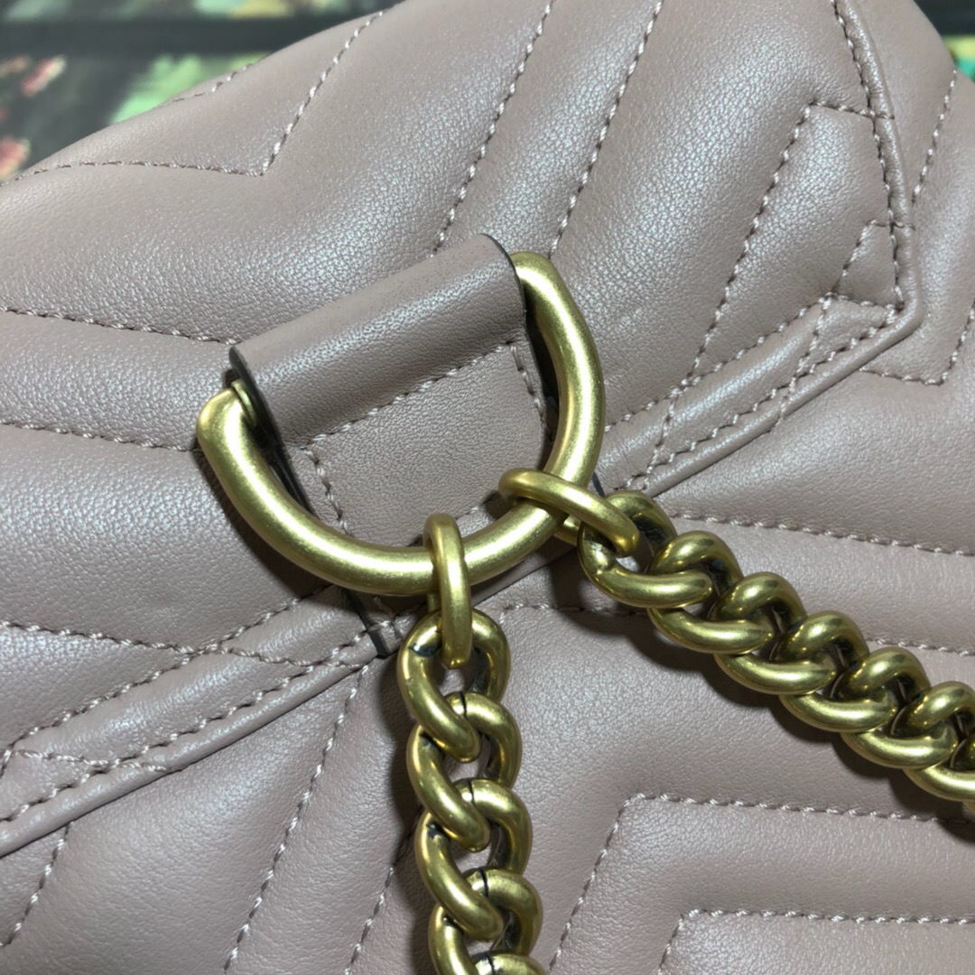 528129 GG Marmont matelassé backpack