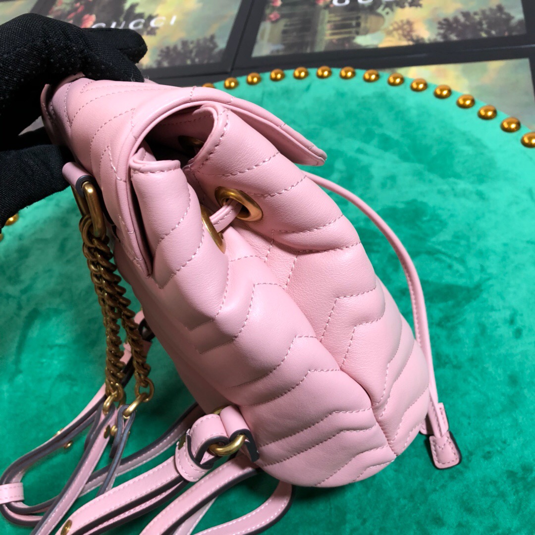 528129 GG Marmont matelassé backpack