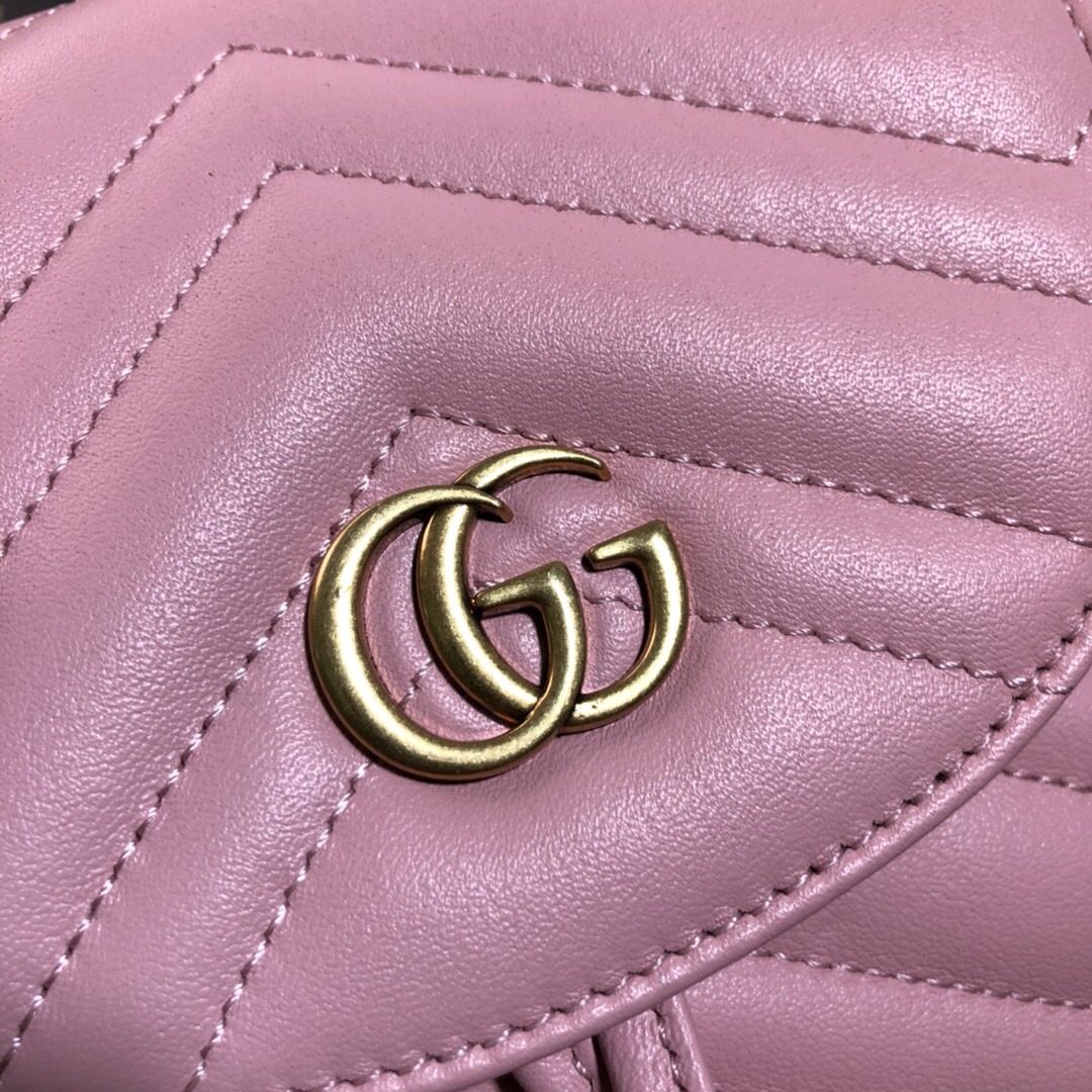528129 GG Marmont matelassé backpack