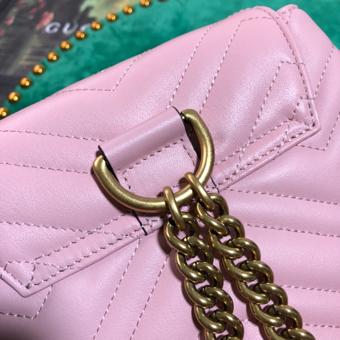 528129 GG Marmont matelassé backpack