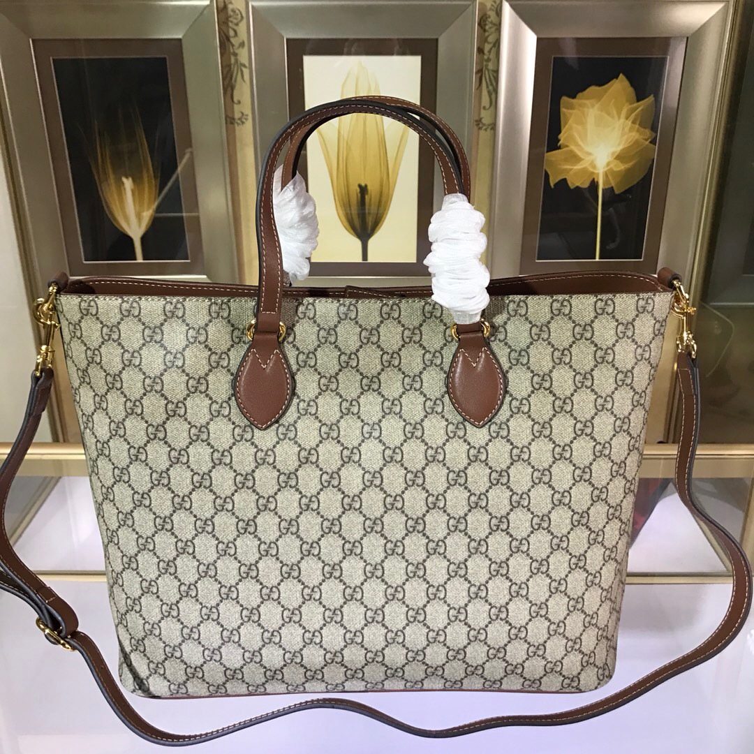 453705 GG Supreme tote, GUCCI HANDBAS